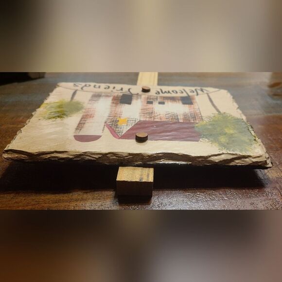 Outdoor Wood Welcome Sign 18" - Picture 4 of 7